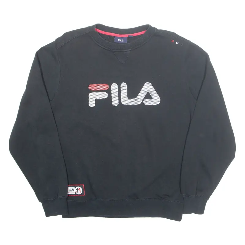 Fila Mens Sweatshirt Black S 1