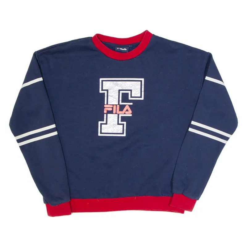 Fila Mens Sweatshirt Blue S 1