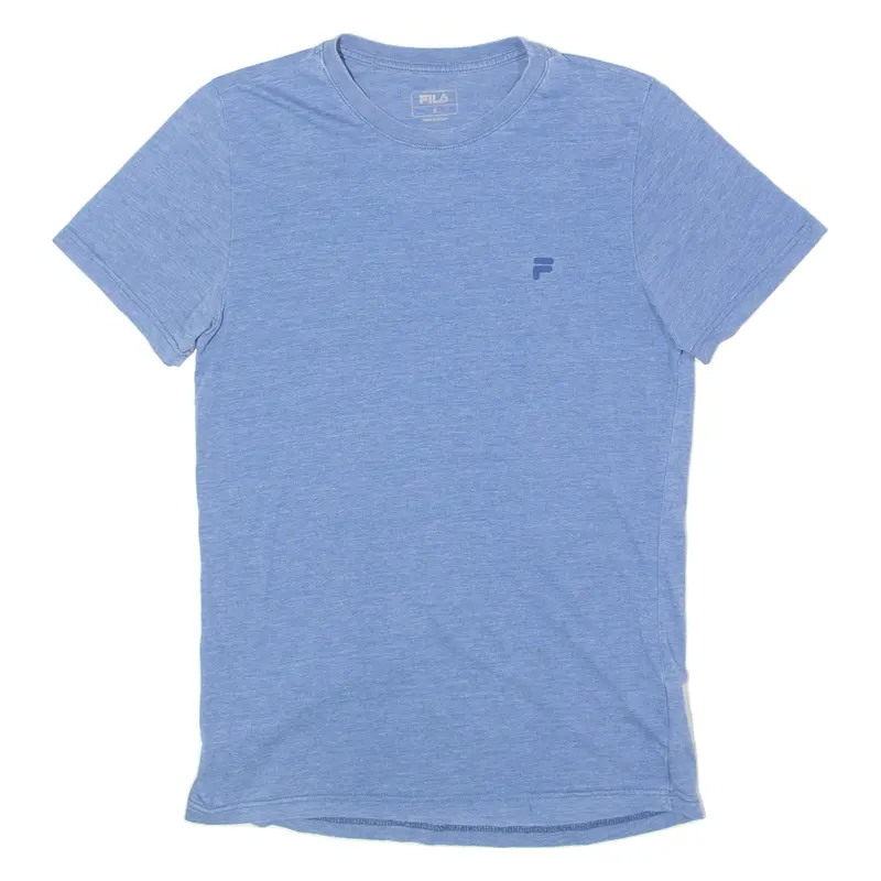 Fila Mens T-Shirt Blue Crew Neck S 1