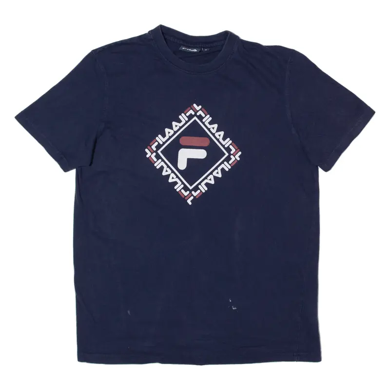Fila Mens T-Shirt Blue S 1