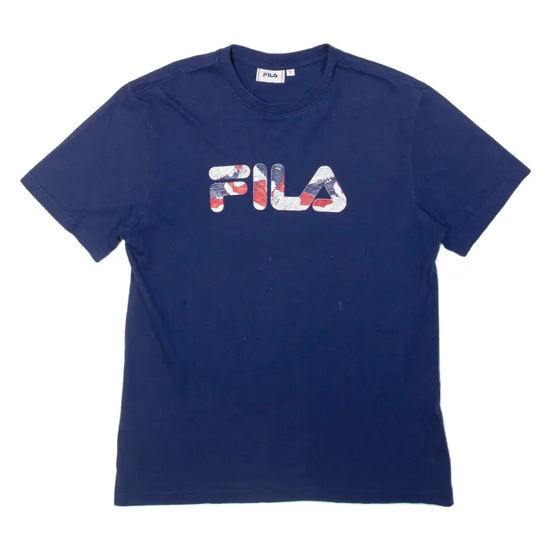 Fila Mens T-Shirt Blue S 1