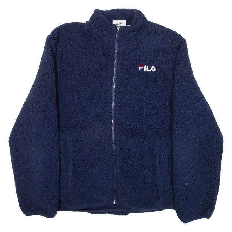 Fila Womens Fleece Jacket Blue M 1