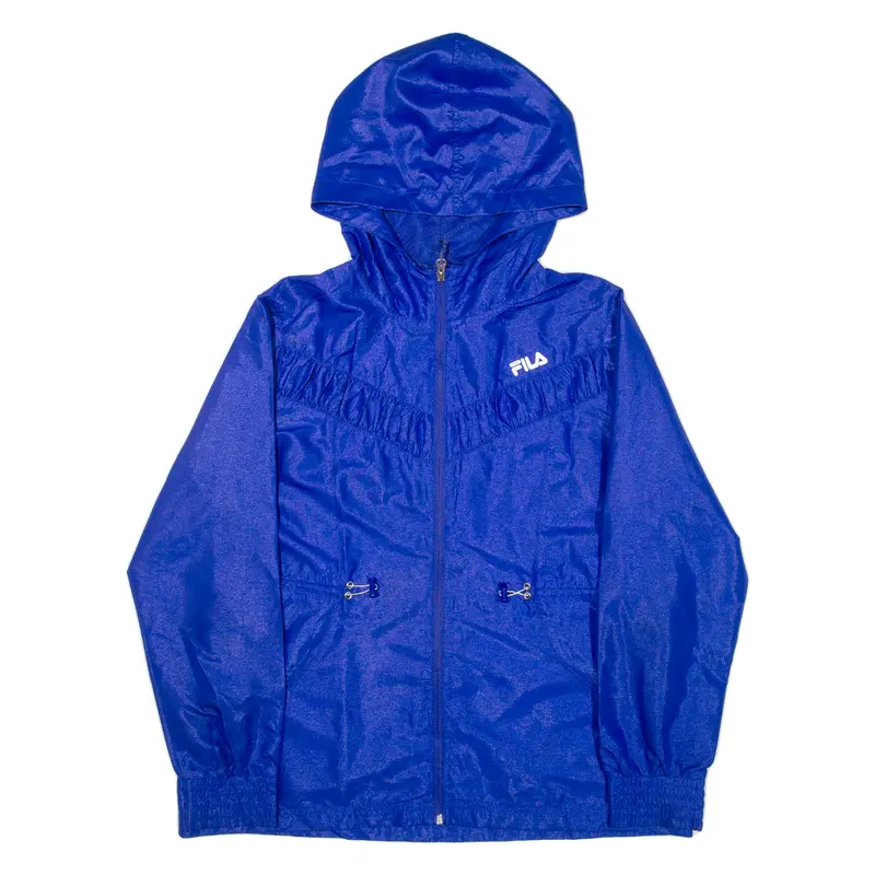 Fila Womens Jacket Blue Hooded L 1