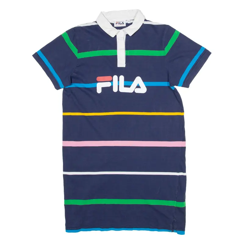 Fila Womens Polo Shirt Blue S 1