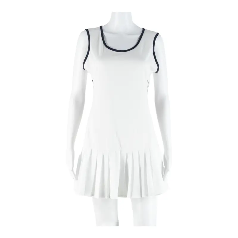 Fila Womens Shift Dress White Sleeveless Short Uk 12 1