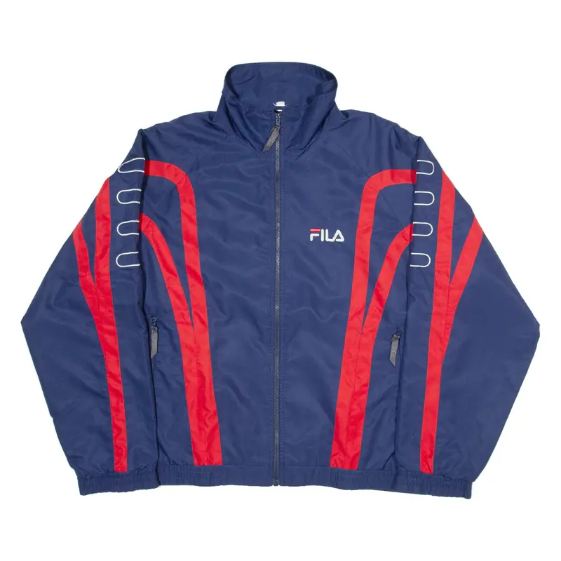 Fila Womens Track Jacket Blue M 1