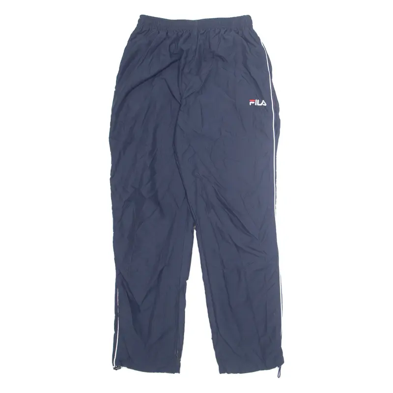 Fila Womens Track Pants Blue Straight M W26 L30 1