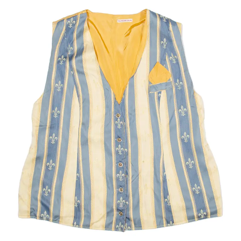 Foltrauer Celine Mens Waistcoat Orange M 1