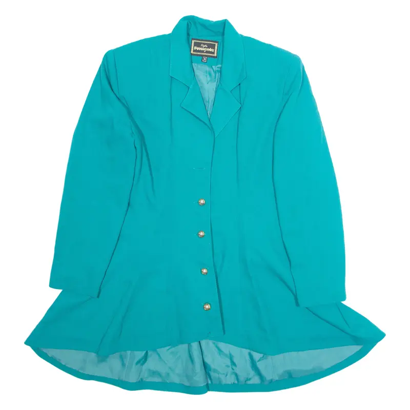 Francois Womens Overcoat Jacket Blue M 1