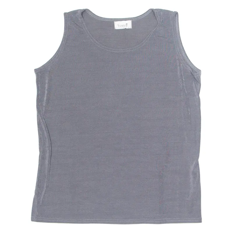 Franeli Fashion Womens Top Grey Sleeveless L 1