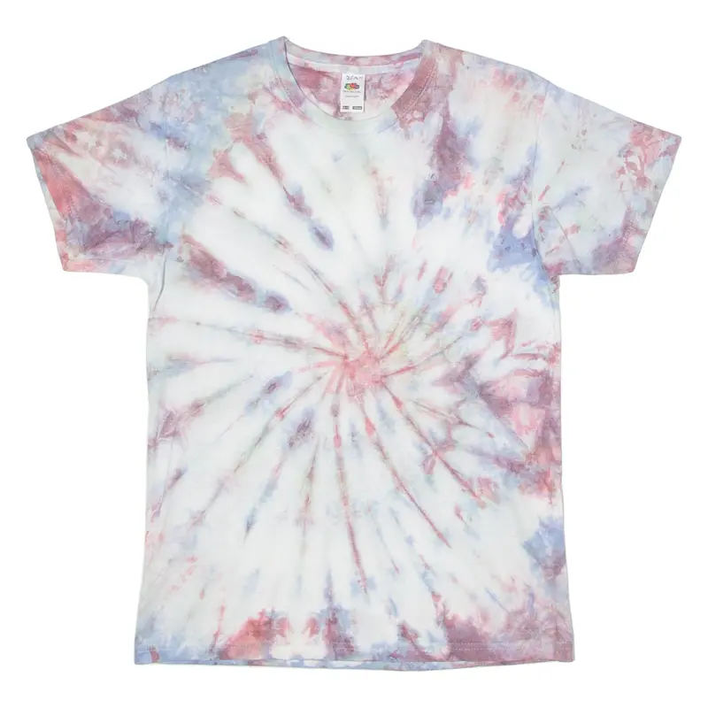 Fruit Of The Loom Boys Tie Dye T-Shirt Blue Crew Neck 12-13Y 1