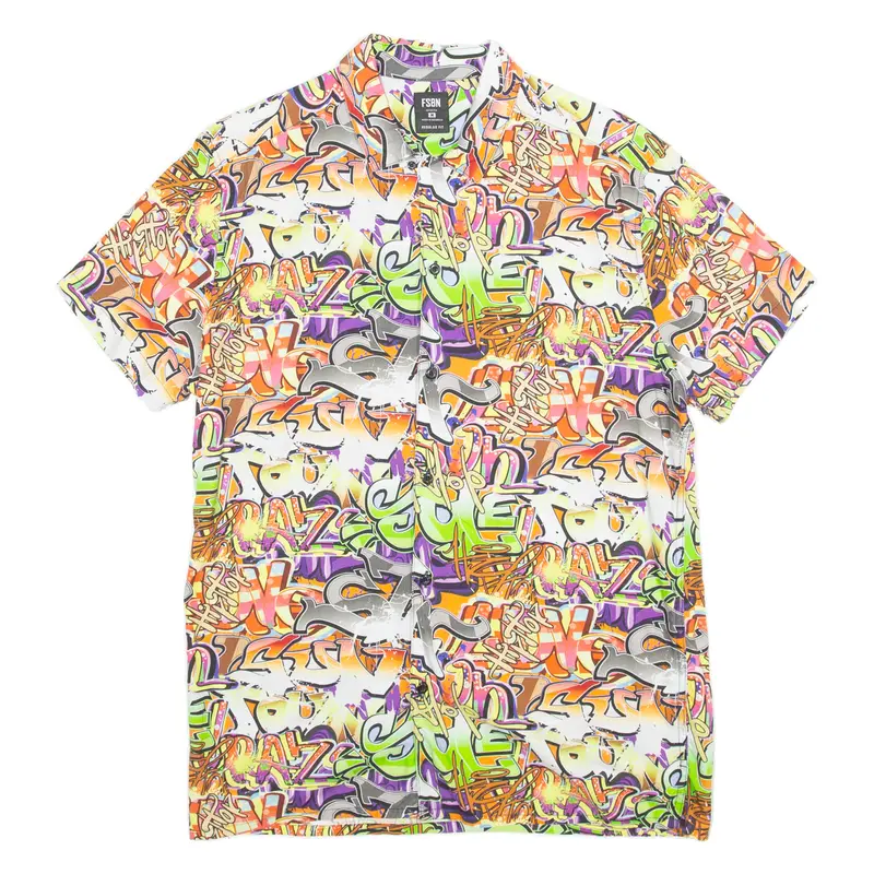 Fsbn Regular Fit Mens Shirt Orange M 1
