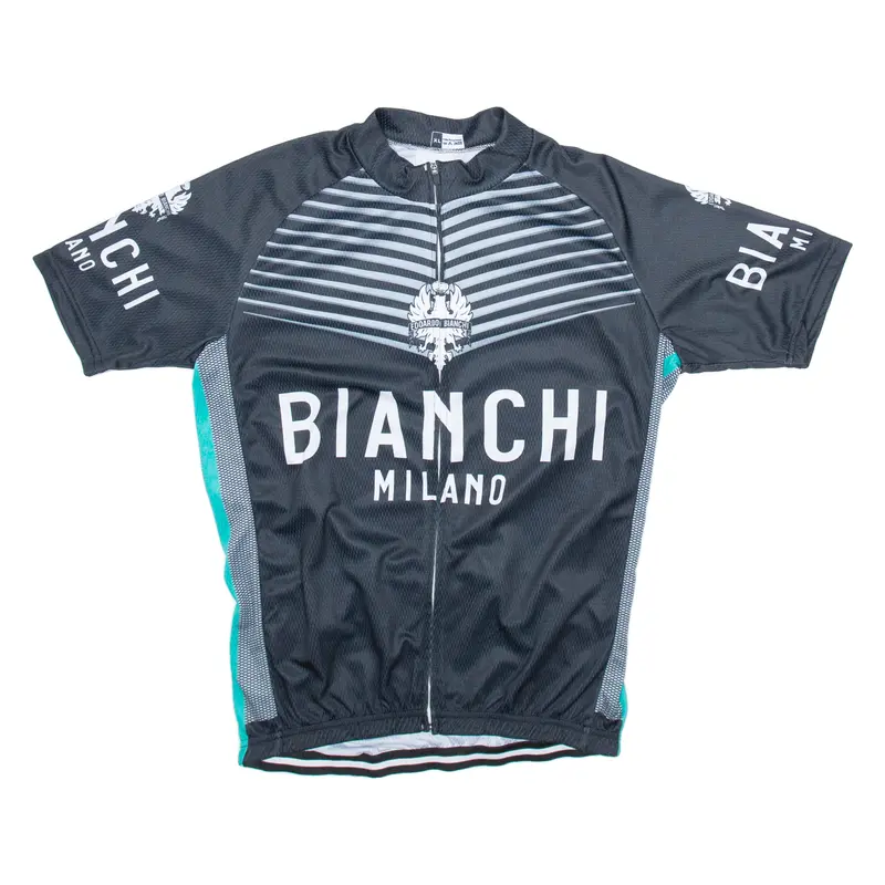 Full Zip Cycling Mens Jersey Black Xl 1
