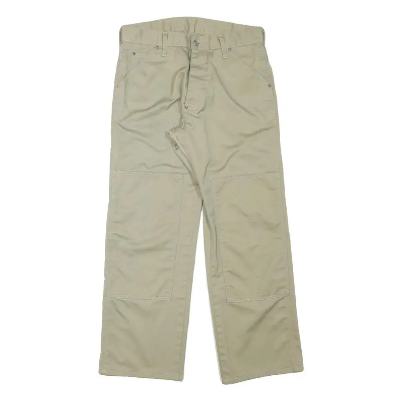 G-Star Mens Cotton Blend Beige Relaxed Straight Trousers W31 L29 Durable 1