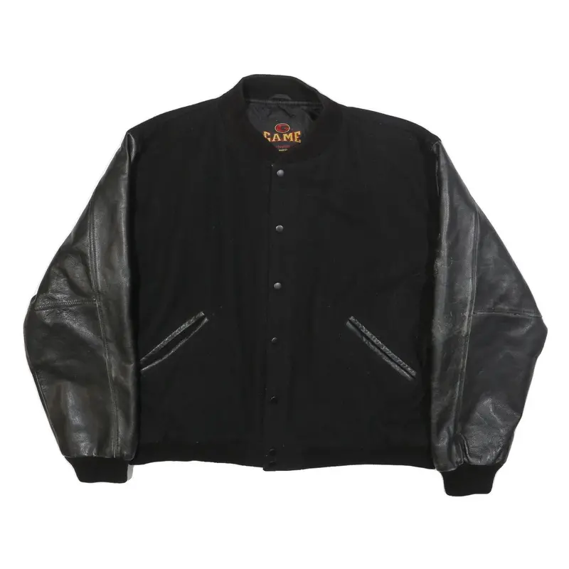 Game Mens Black Wool Button Jacket 2Xl Classic F.U.T.U.R.E Foundation 1