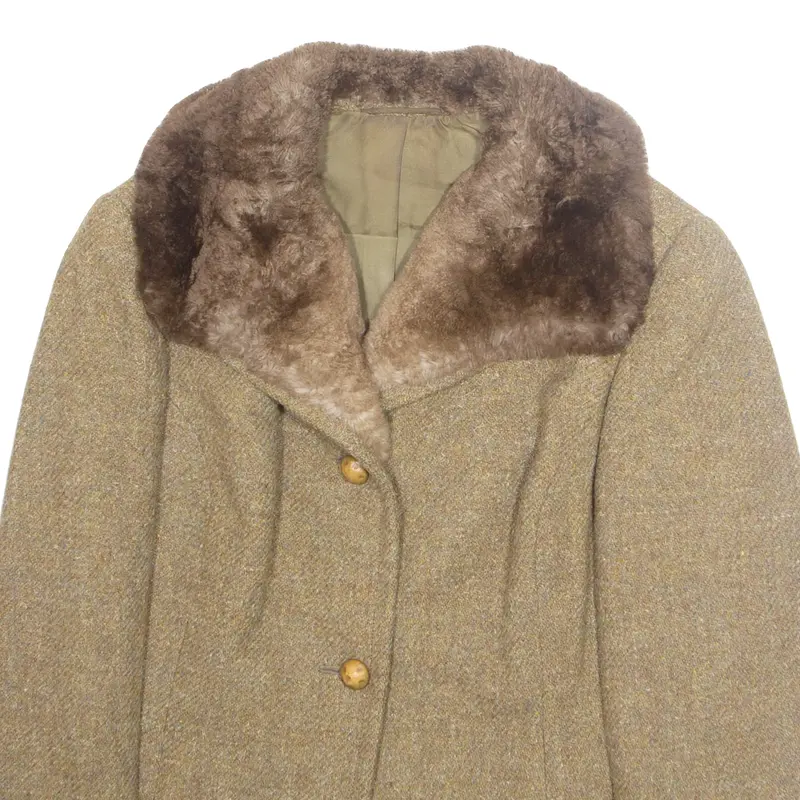 Ganz-Modelle Womens Blazer Jacket Beige Wool M 2