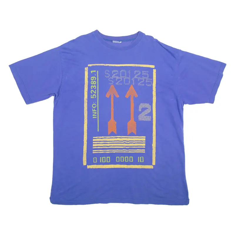Gary Mens T-Shirt Blue L 1