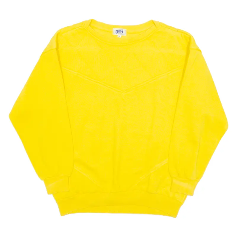 Gate Mens Sweatshirt Yellow Crewneck M 1