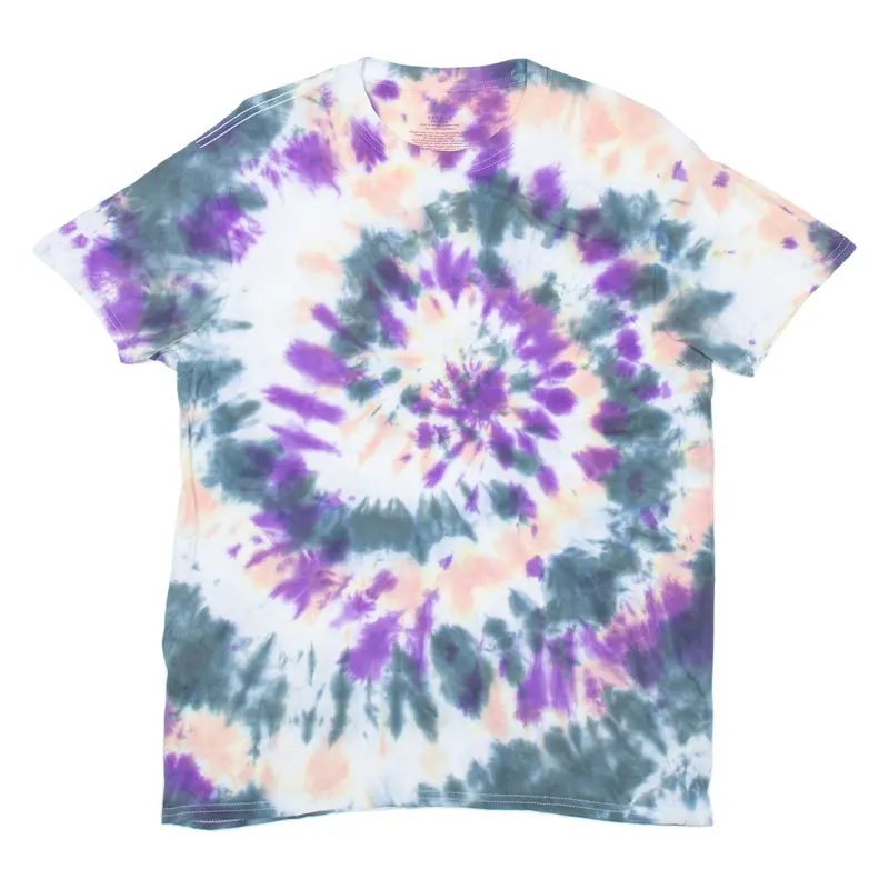 George Womens Tie Dye T-Shirt Grey L 1