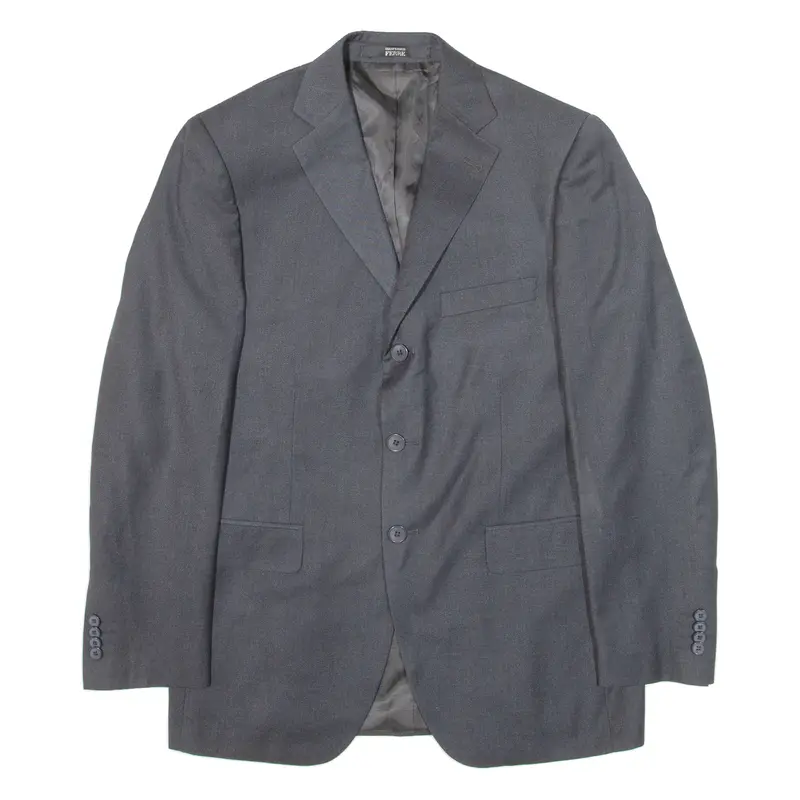 Gianfranco Ferre Mens Blazer Jacket Grey Knit S 1