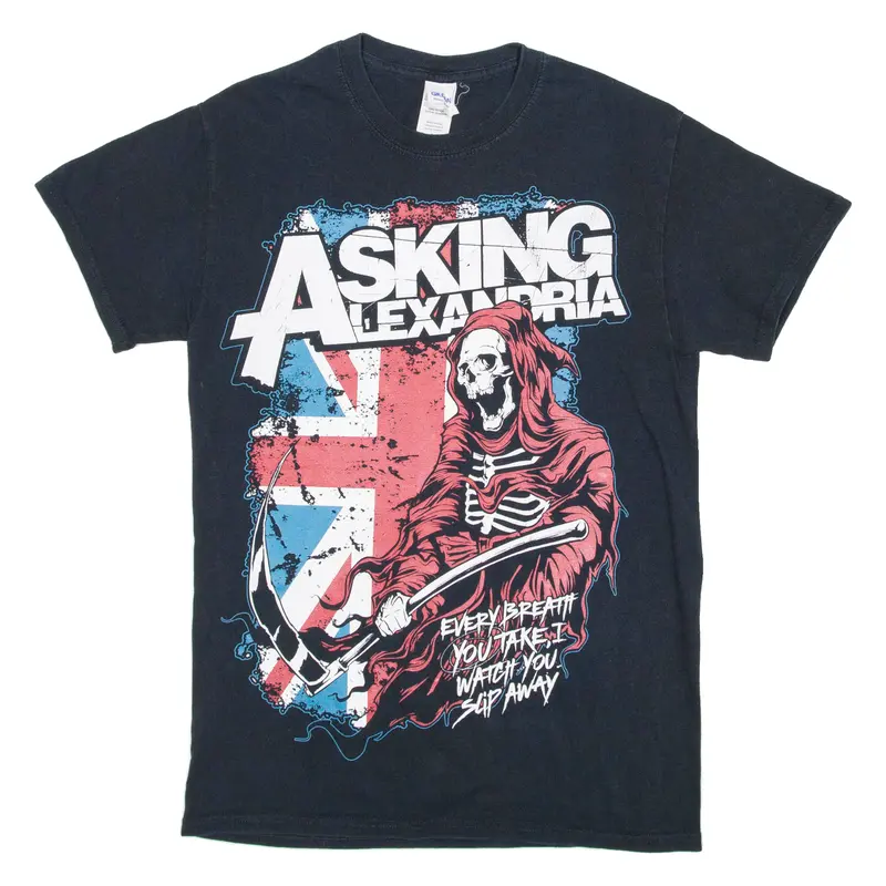 Gildan Asking Alexandria Mens T-Shirt Black S 1