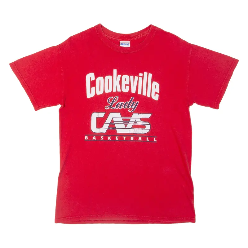 Gildan Basketball Mens T-Shirt Red S 1
