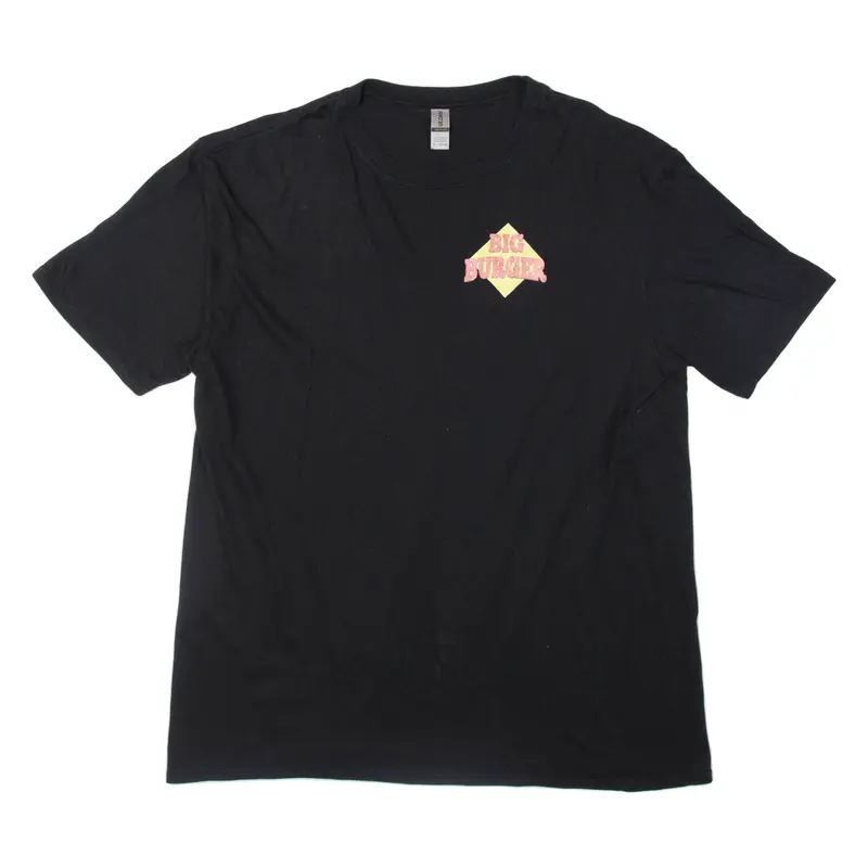 Gildan Big Burger Mens T-Shirt Black Xl 1