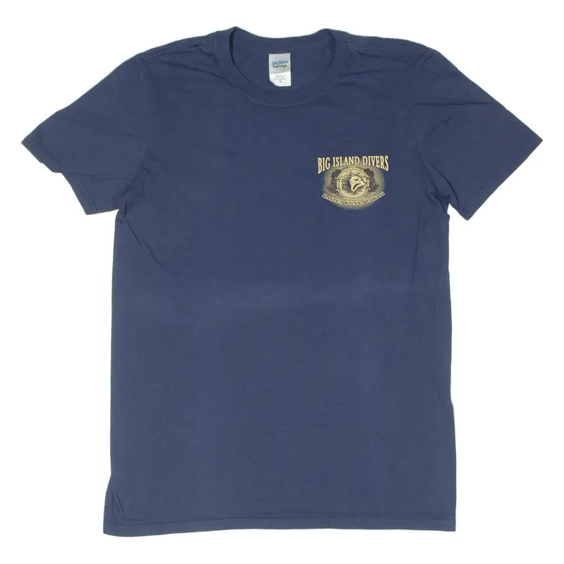 Gildan Big Island Divers Mens T-Shirt Blue S 1