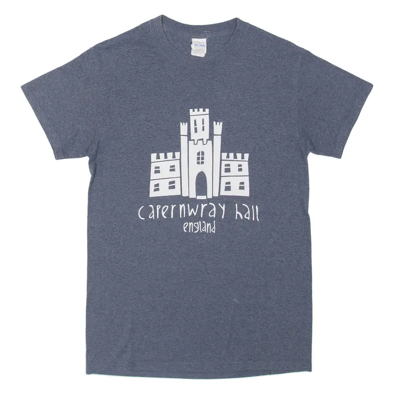 Gildan Capernwray Hall Mens T-Shirt Blue S 1