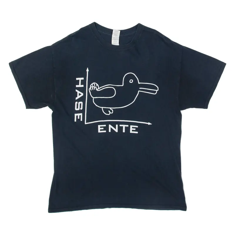Gildan Duck Mens T-Shirt Black L 1
