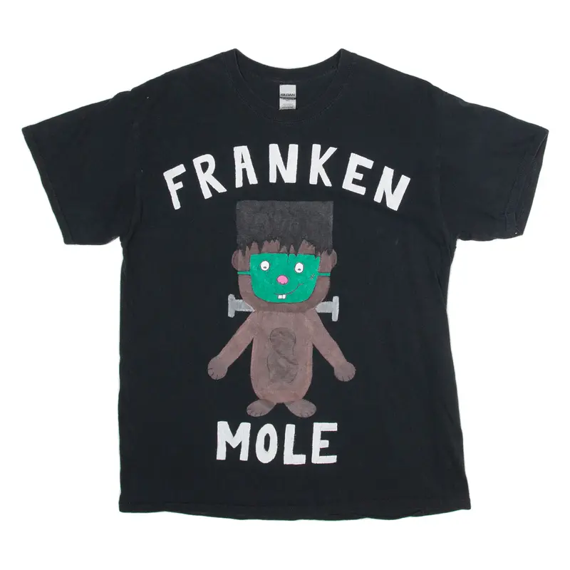 Gildan Franken Mole Mens T-Shirt Black L 1