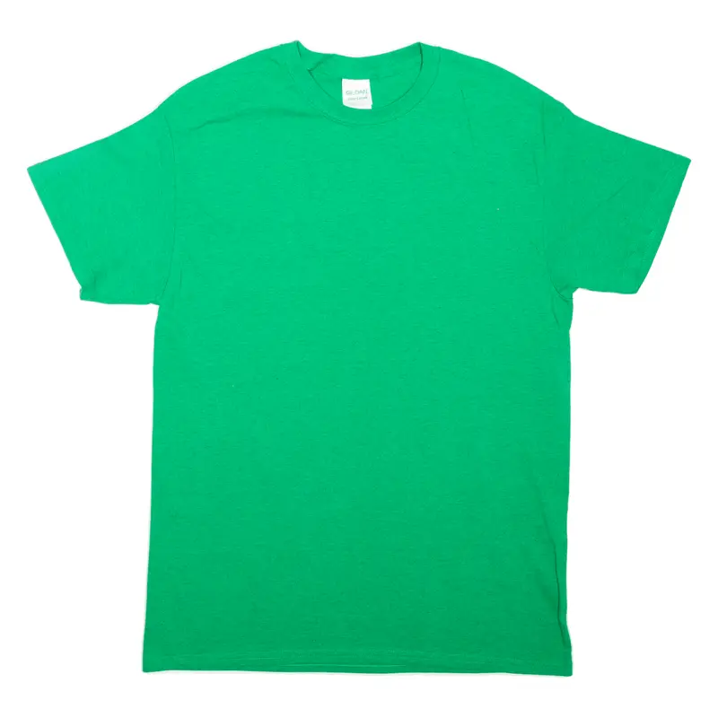 Gildan Mens T-Shirt Green M 1