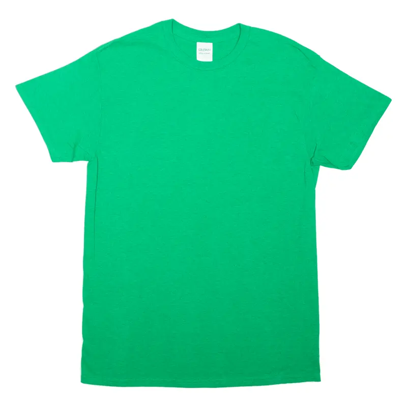 Gildan Mens T-Shirt Green M 1