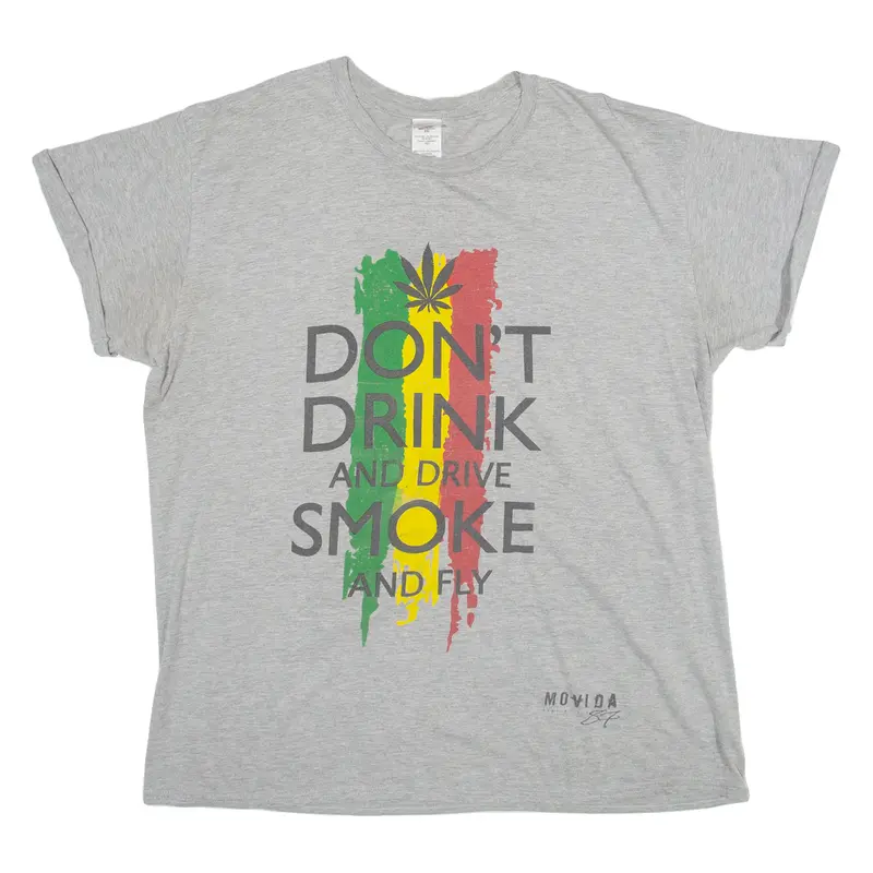 Gildan Mens T-Shirt Grey Xl 1