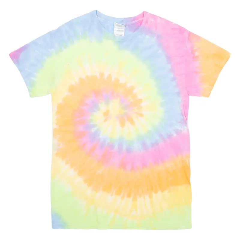 Gildan Mens Tie Dye T-Shirt Orange S 1