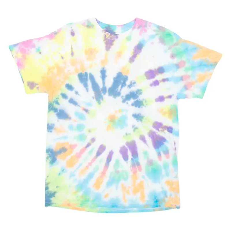 Gildan Mens Tie Dye T-Shirt White M 1