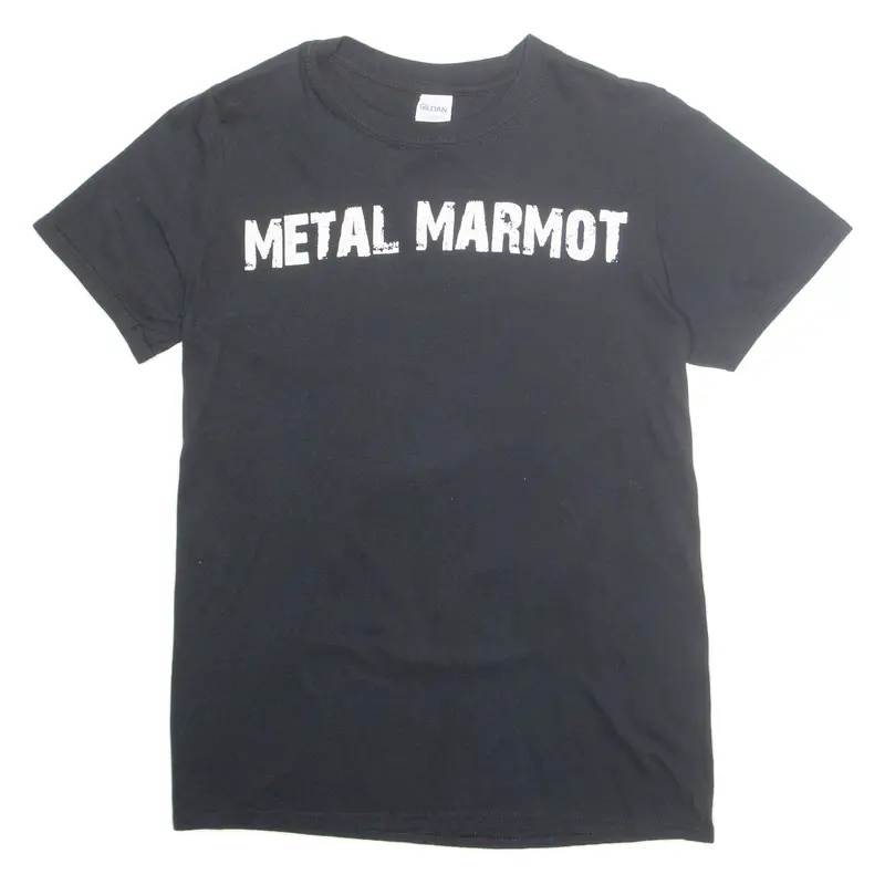 Gildan Metal Marmot Mens Band T-Shirt Black S 1