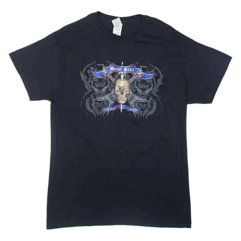 Gildan Metal Scar Mens Band T-Shirt Black M 1