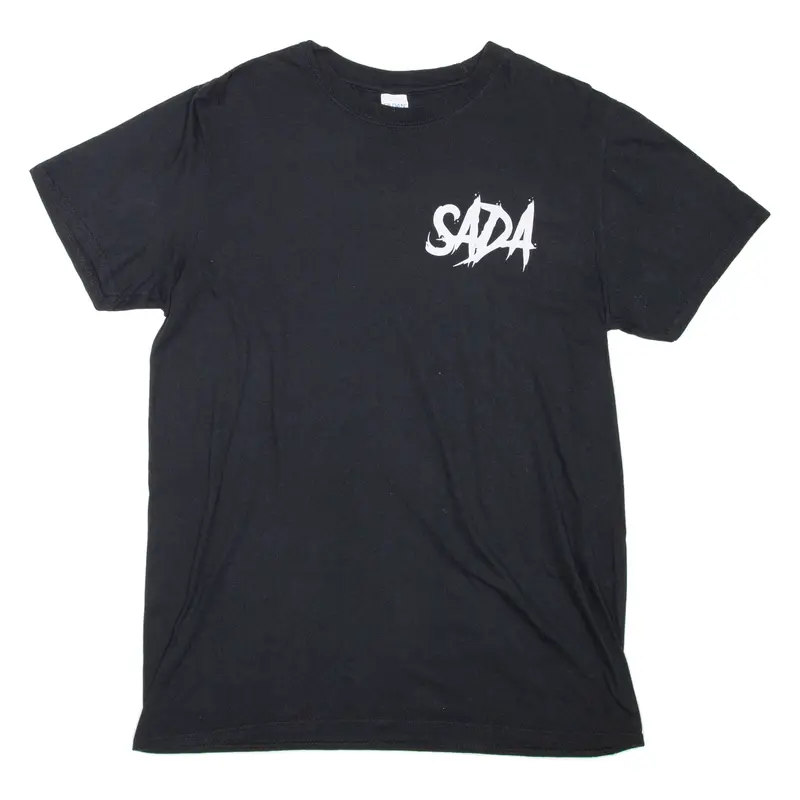 Gildan Sada Mens T-Shirt Black M 1