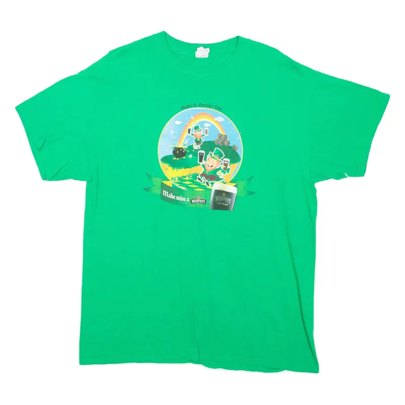 Gildan St Patrick's Day Mens T-Shirt Green L 1