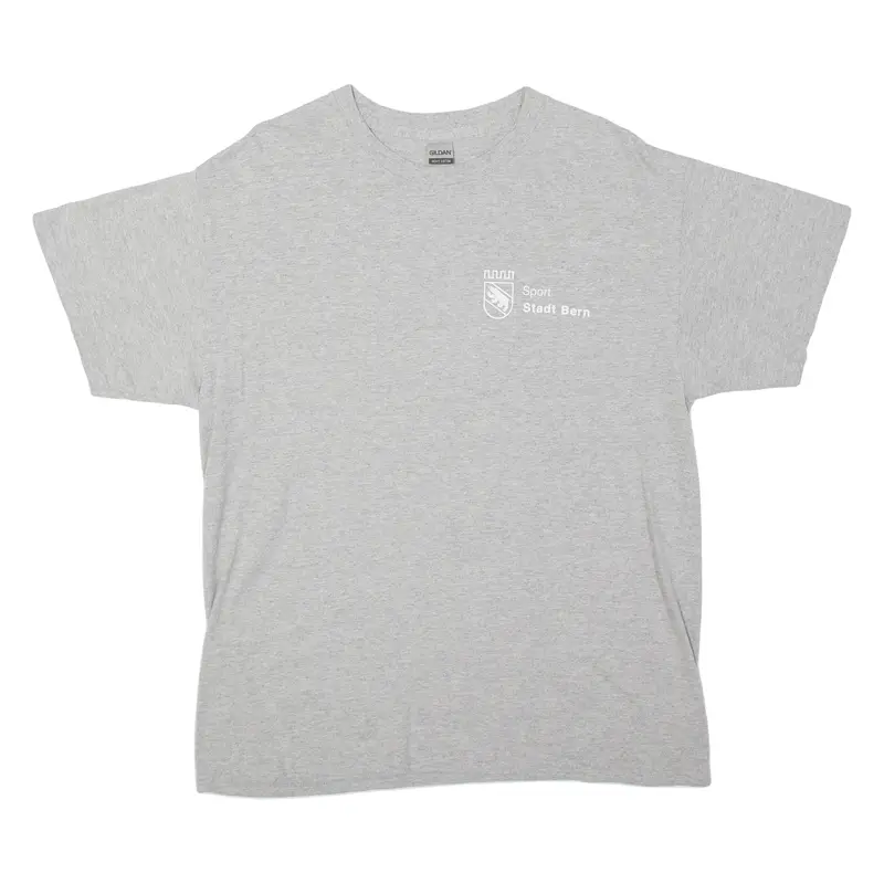 Gildan Stadt Bern Mens T-Shirt Grey L 1