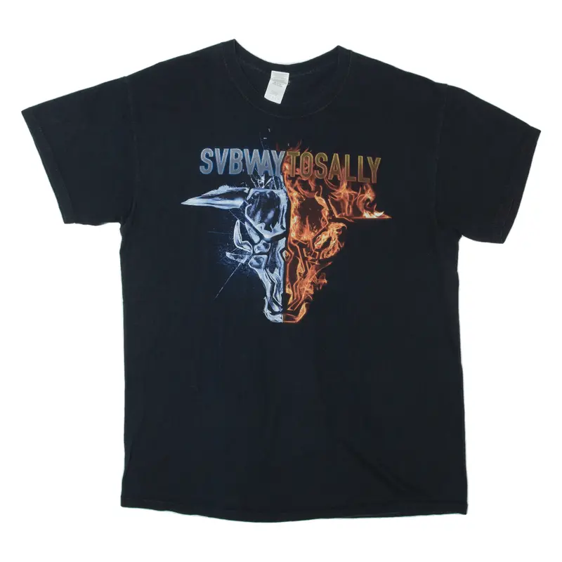 Gildan Subway To Sally Mens Band T-Shirt Black L 1