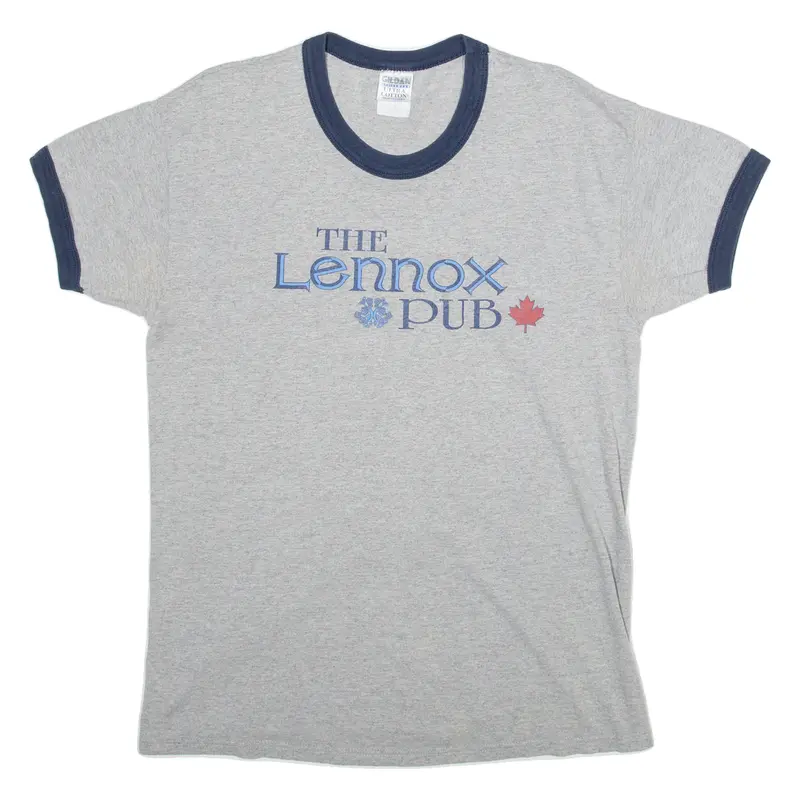 Gildan The Lennox Pub Womens T-Shirt Grey M 1
