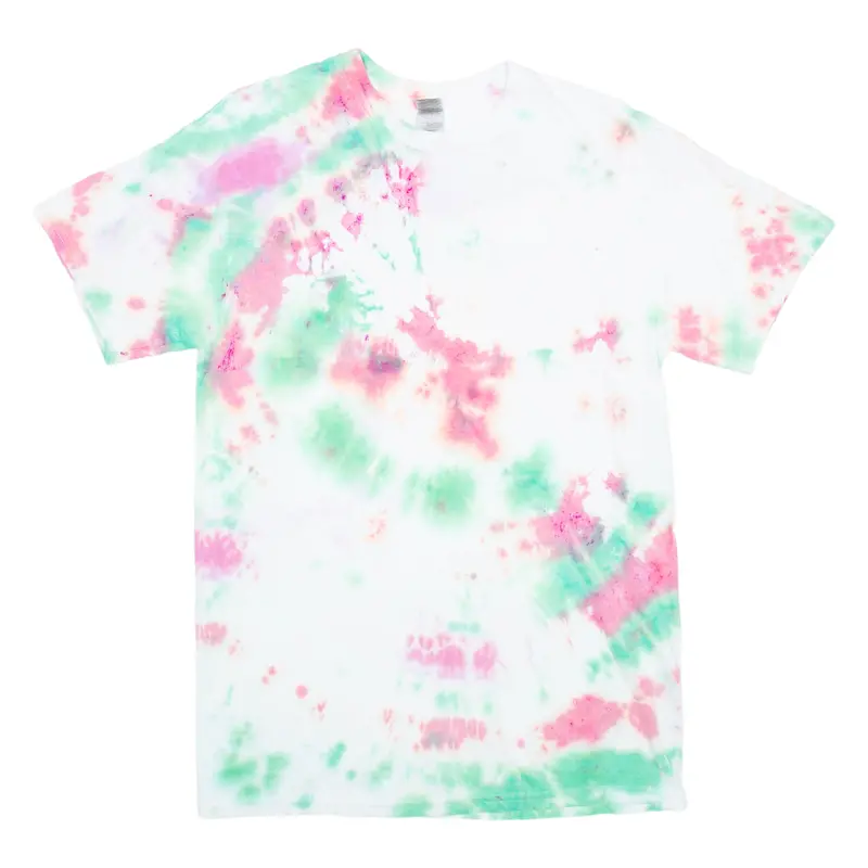 Gildan Womens Tie Dye T-Shirt White M 1