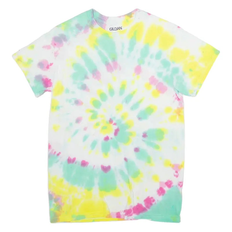 Gildan Womens Tie Dye T-Shirt White S 1