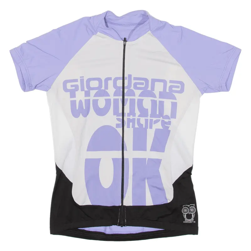 Giordana Cycling Shirt Full-Zip Womens Jersey White M 1