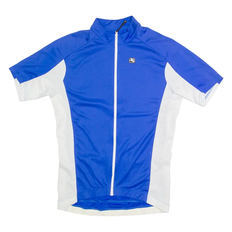 Giordana Cycling Zip Up Mens Jersey Blue High Neck M 1