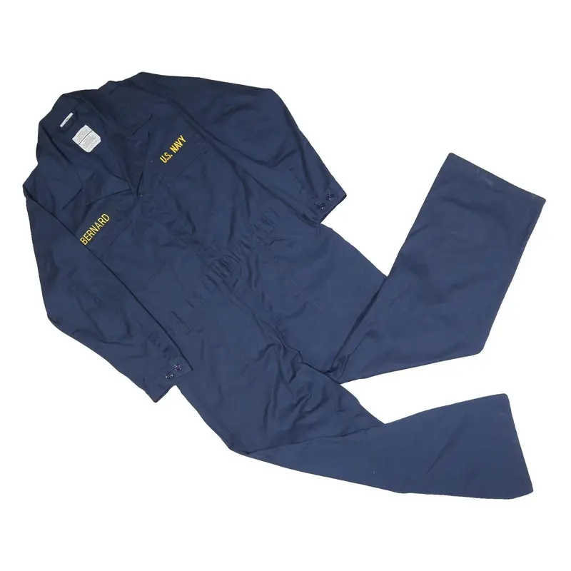 Golden Mfg. Co. Mens Navy Cotton Blend Straight Fit Dungarees S W38 L28 Workwear 1