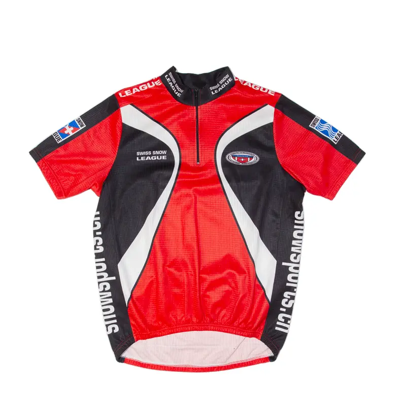 Goldest Cycling Mens Jersey Red 1/4 Zip L 1