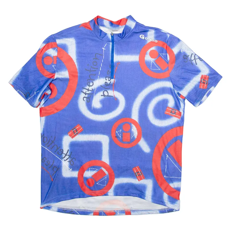 Gonso Cycling Mens Jersey Blue 1/4 Zip Xl 1